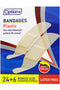 Option+ Plastic Bandages 24+6 Assorted Sizes