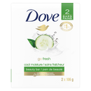 Dove 2x106g Go Fresh Bar Soap
