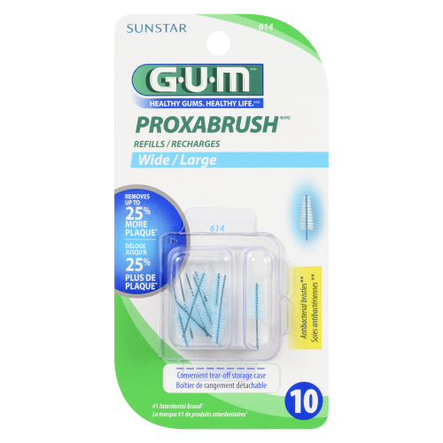 Gum Proxabrush Refills Wide Large 10