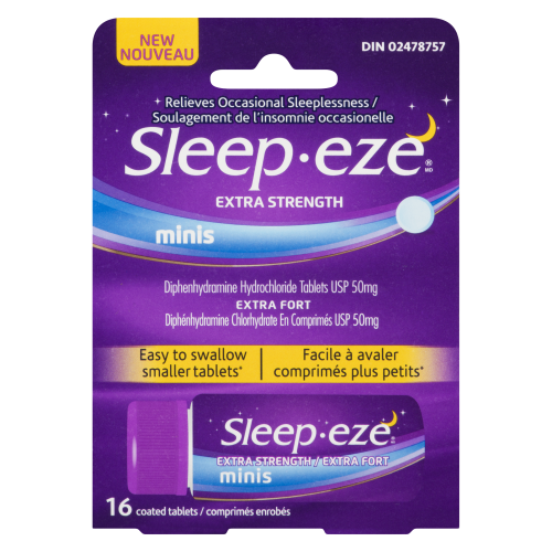 Sleep-eze Extra Strength Minis 16 Tablets