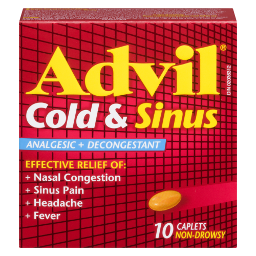Advil Cold & Sinus 10 Caplets