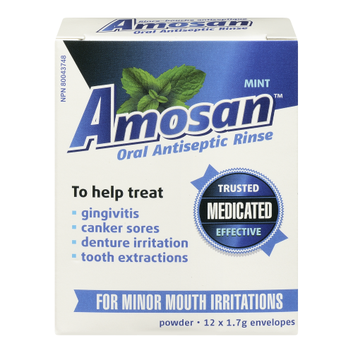 Amosan Oral Rinse 12`s
