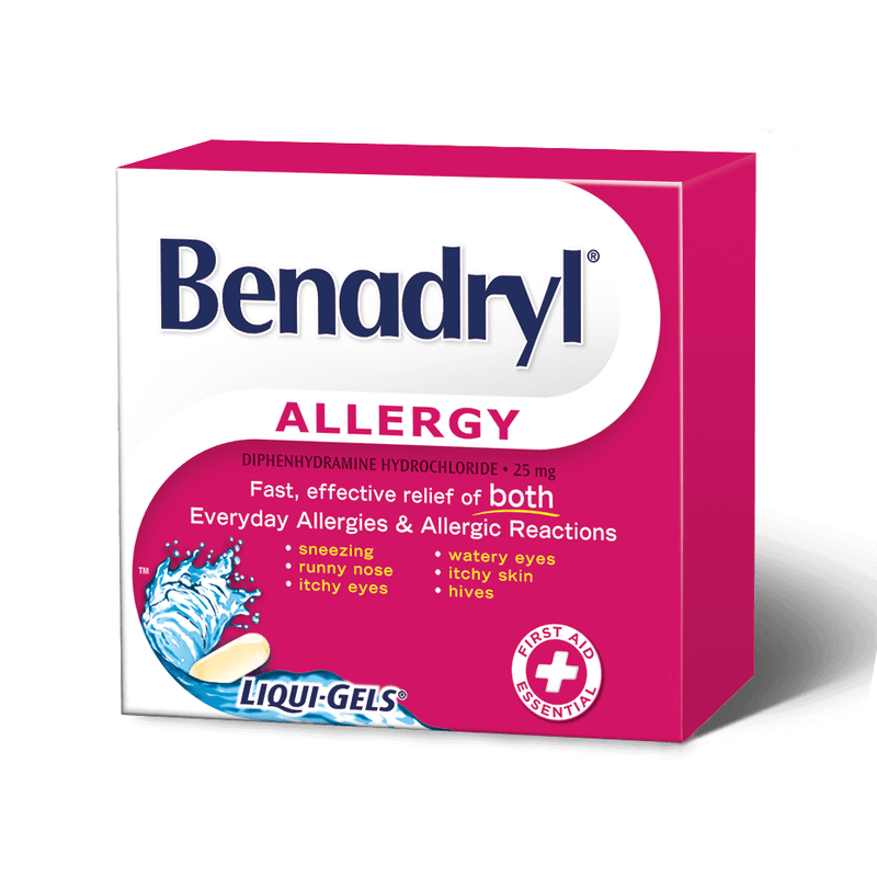 Benadryl Allergy 60 Caplets