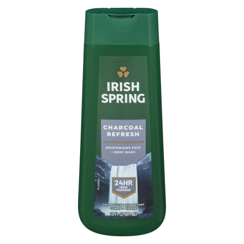 Irish Spring Charcoal Refresh Face & Body Wash 591ml Roulston's Pharmacy PharmaChoice