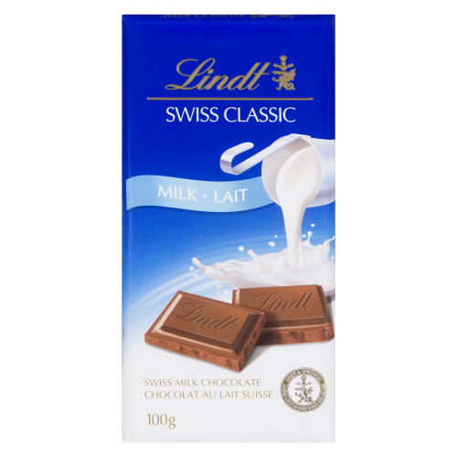Lindt Swiss Milk Chocolate 100gm