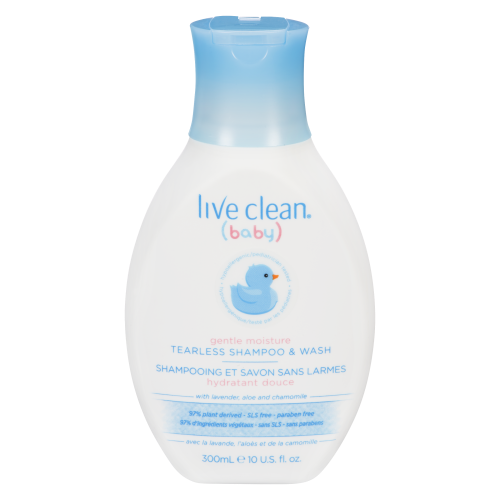 Live Clean 300ml Baby Wash & Shampoo