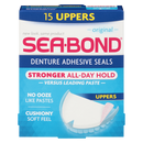 Sea-Bond Denture Adhesive Seals Uppers 15's