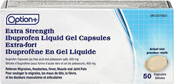 Option+ Ibuprofen Extra Strength Liq-Gels 50 Capsules