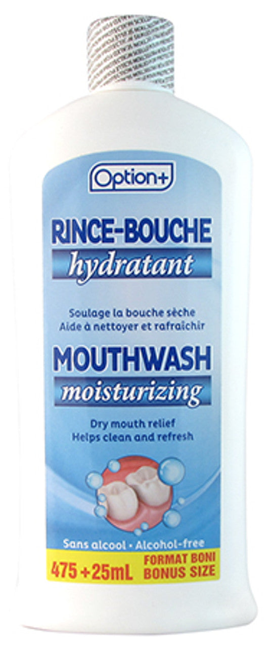 Option+ Mouthwash Moisturizing 500ml