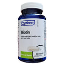 Option+ Biotin 5000mcg 60 Caplets