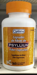 Option+ Psyllium Fibre 160 Capsules