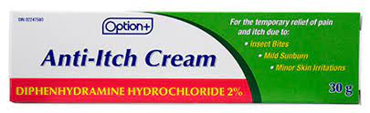 Option+ Anti-Itch Cream 2% 30gm