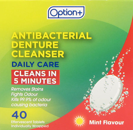 Option+ Denture Cleaner Daily 40's