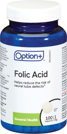 Option+ Folic Acid 100's