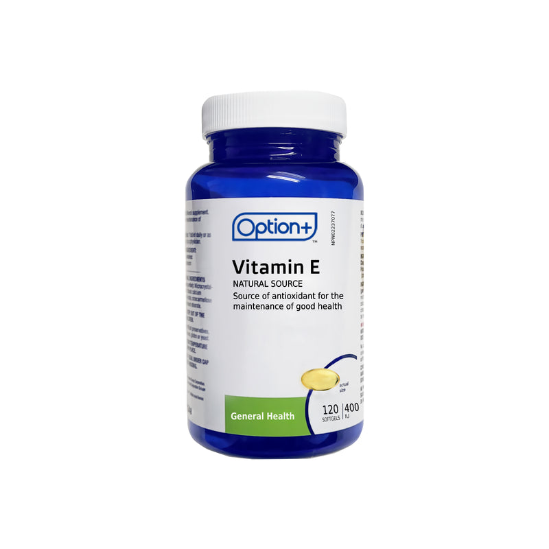 Option+ Vitamin E 400iu 120's