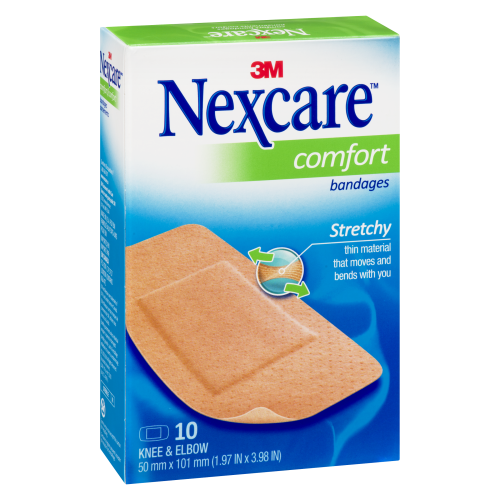 3M Nexcare Comfort Bandages Knee & Elbow 10's
