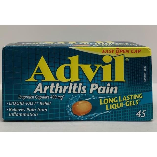 Advil Arthritis Pain Long Lasting 45 Liqui-Gels