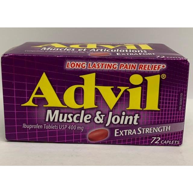 Advil Muscle & Joint Extra Strength 72caplets