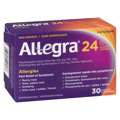 Allegra Non Drowsy 24 Hour Tablets 30's