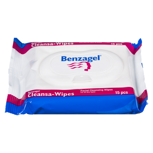 Benzagel Cleansing Wipes 15's