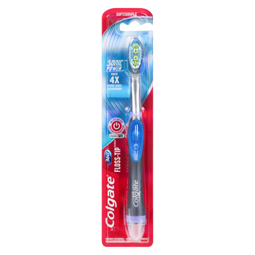 Colgate 360 Power Floss Tip Soft Toothbrush