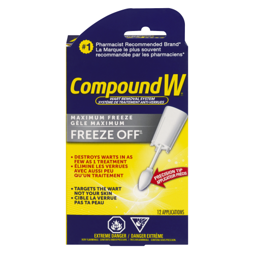 Compound W Maximum Freeze Off 12 Applications