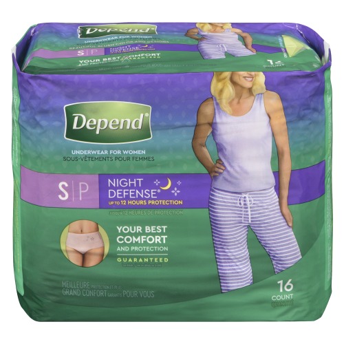Depend Night Defense 16's Small Women