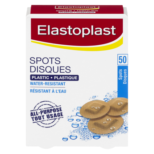 Elastoplast Spots 50 Plastic Water Resistant