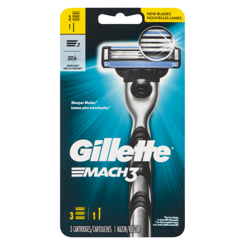 Gillette Mach 3   1 Razor 3 Cartridges