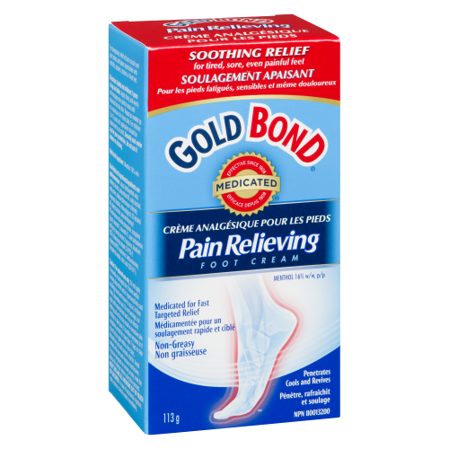 Gold Bond Pain Relieving Foot Cream 113gm