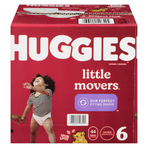 Huggies Little Movers Size 6  44 Diapers