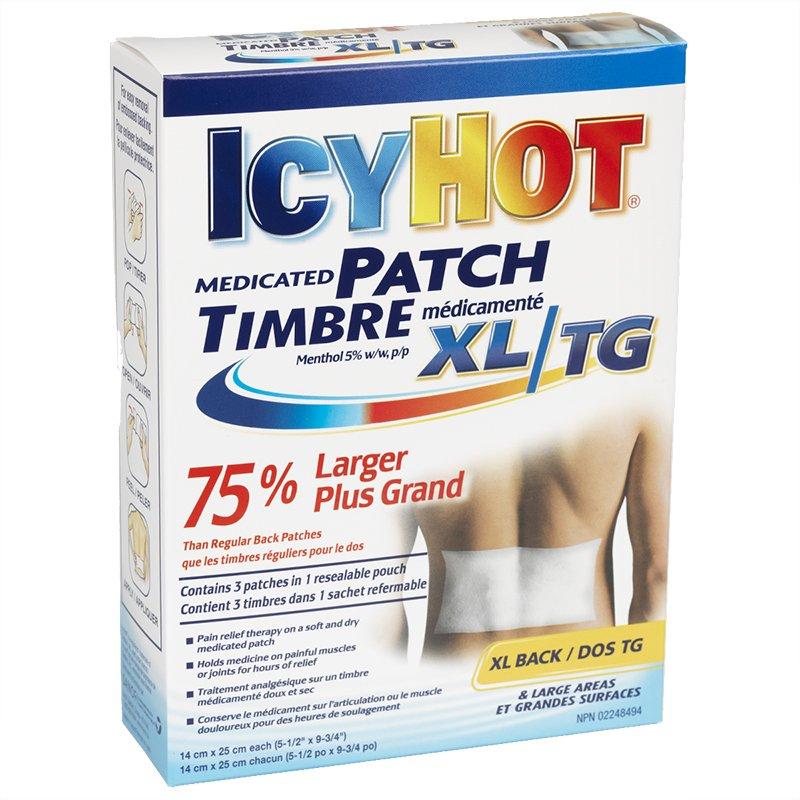 Icy Hot Patches Back Extra Large 3's
