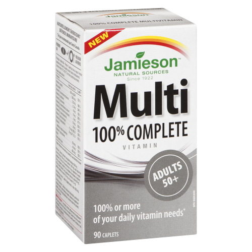 Complete Mulitvitamin Adult 50+ 90 Tab Jamieson