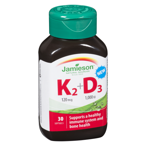 Vitamin K2+D3 Softgel 30's Jamieson
