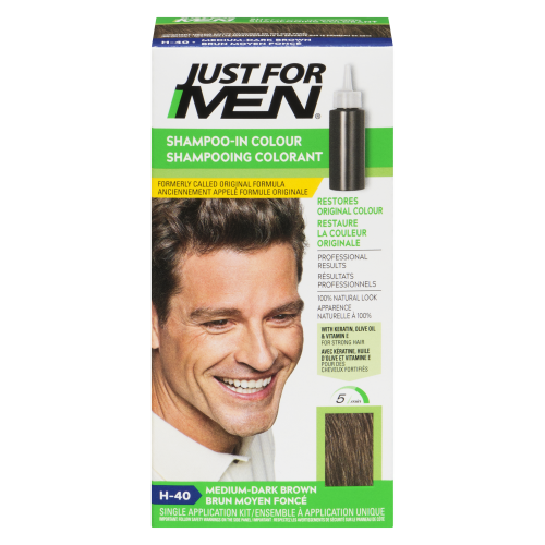 Just For Men Shampoo In Colour Medium Dark Brown