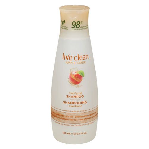 Live Clean Apple Cider Clarifying Shampoo 350ml