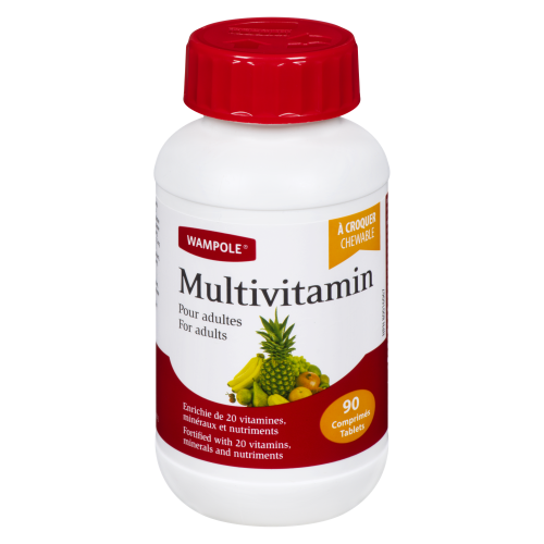 Multivitamins Adult Chewable 90 Tablets Wampole