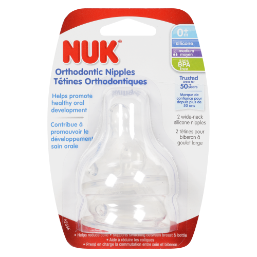 Nuk Orthodontic Nipples 2Pk