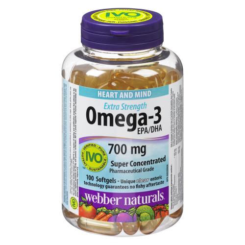 Omega-3 700mg 100 Softgels Webber
