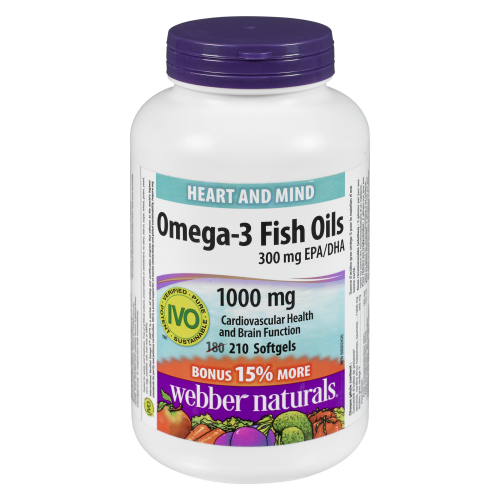 Omega-3 Fish Oils 300mg 1000mg 210Softgels