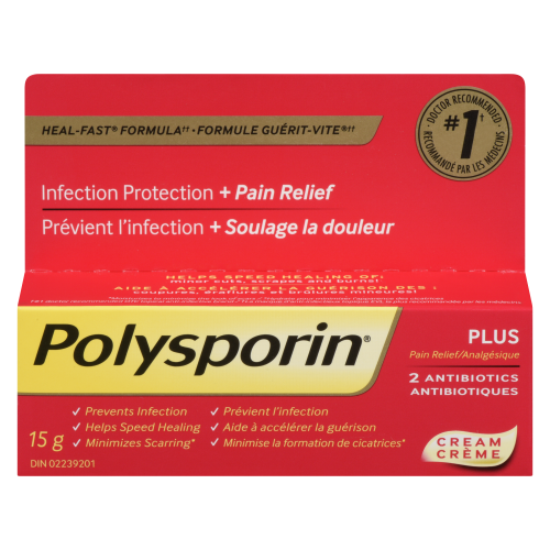 Polysporin Plus 15gm Cream