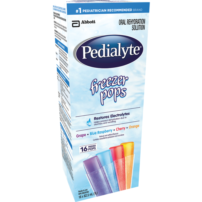 Pedialyte Oral Electrolyte Fruit Punch 16x62ml