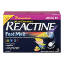 Reactine Fast Melt Junior 12 Tablets Fruit Burst