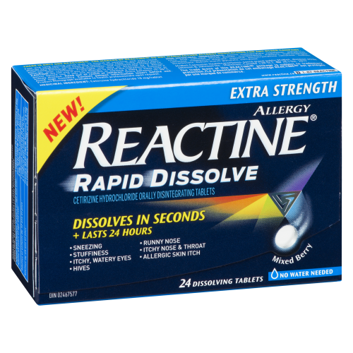 Reactine Extra Strength Rapid Dissolve Tablets 24's