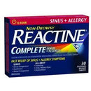 Reactine 5mg Allergy & Sinus 30's