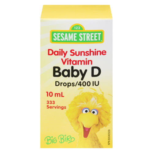 Sesame Street Baby D Drops 400iu 10ml