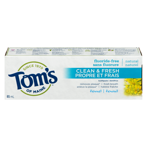 Tom's Floride Free Clean & Fresh Fennel 85ml