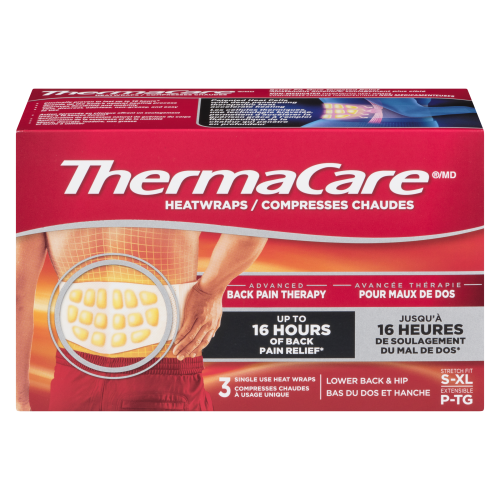 Thermacare Heatwraps S-XL  3pk