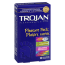 Trojan Pleasure Pack Condoms 12's