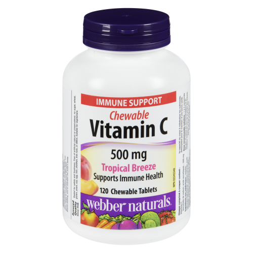 Vitamin C Chewable 500mg Tropical Breeze 120Tabs